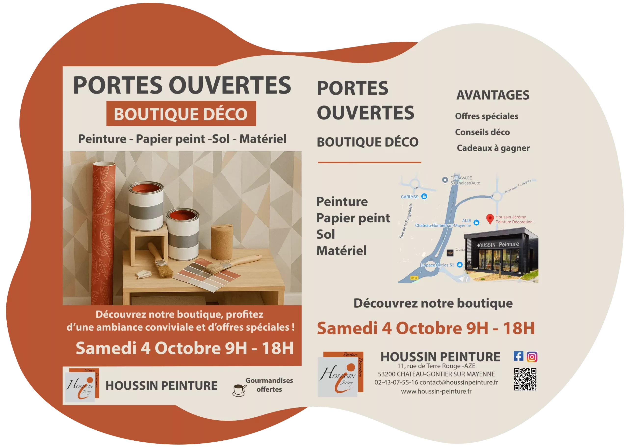 Houssin Peinture Peintre Decorateur Chateau Gontier Popup